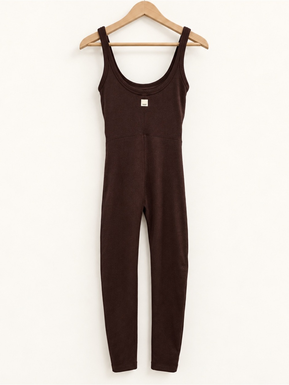 Vuori Halo Essential Jumpsuit XXS Mahogany Heather - Picture 3 of 4